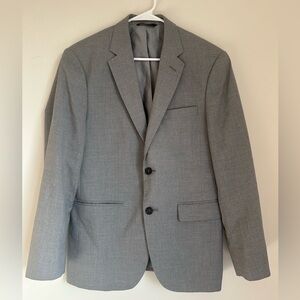 Banana Republic Gray Sport Coat with Notched Lapel